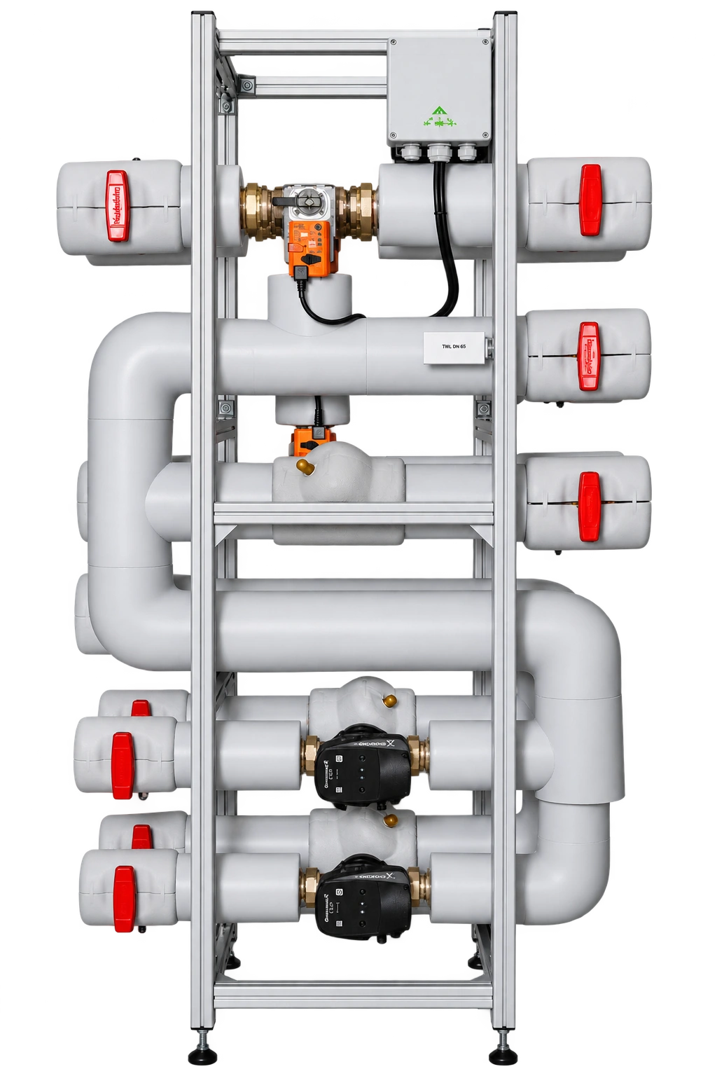 CircleFresh hydraulische Systemebene zur Einbindung von Erzeugern, Speichern und Verbraucherkreisen